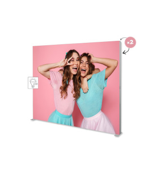 Cadre Lumineux Double Face – Plusieurs largeurs disponibles
 Dimension-300x250cm