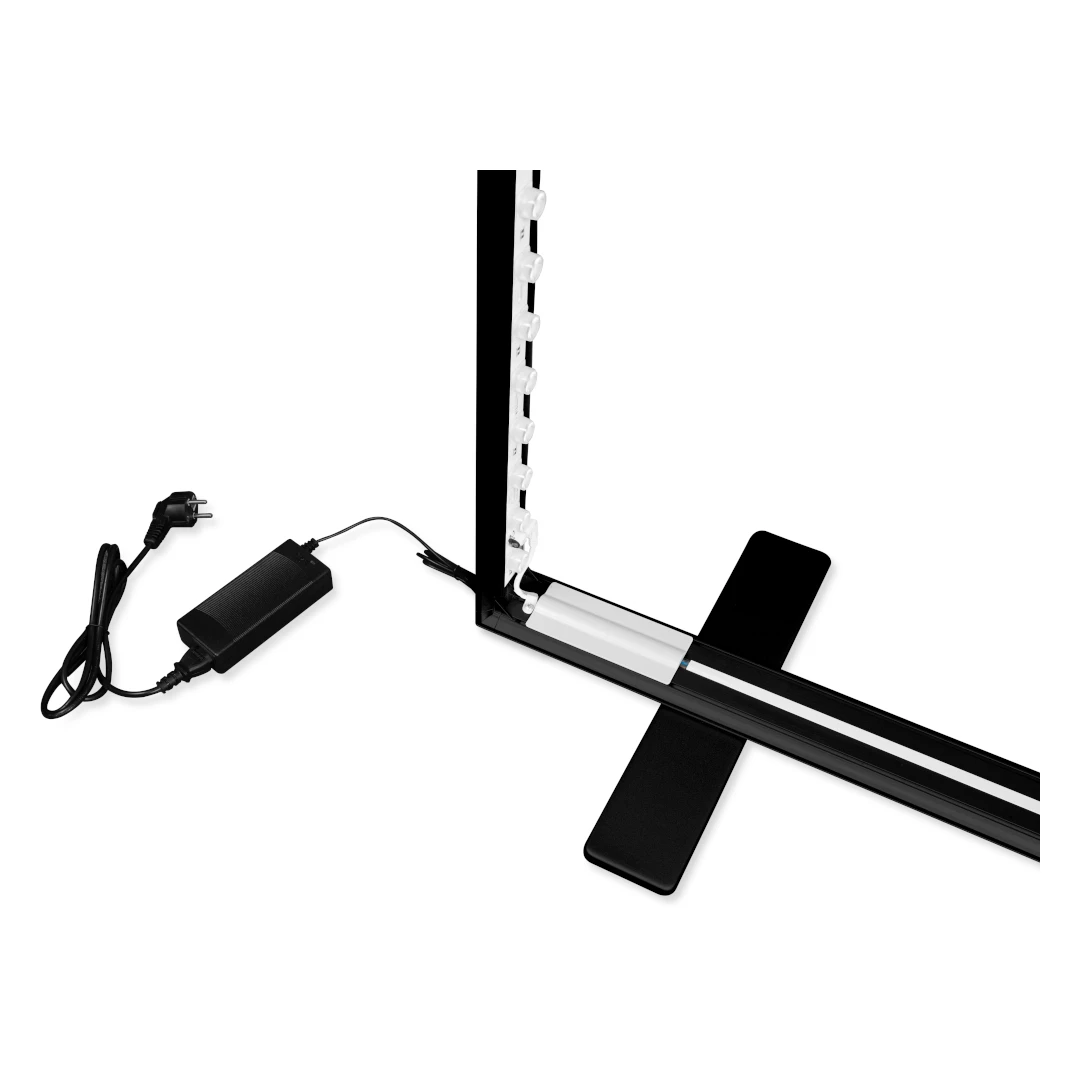 Mur d'images LED BOX™ structure noire – vue 5