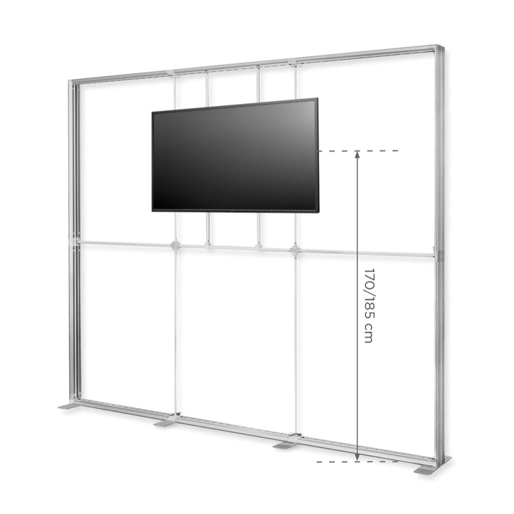 Support moniteur TV pour système LUNIX™ – vue 2
