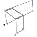 Toit pour stand d'exposition LUNIX™ – vue 3