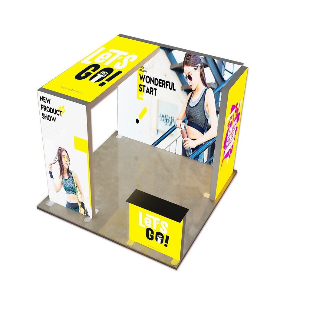 Toit pour stand d'exposition LUNIX™ – vue 4