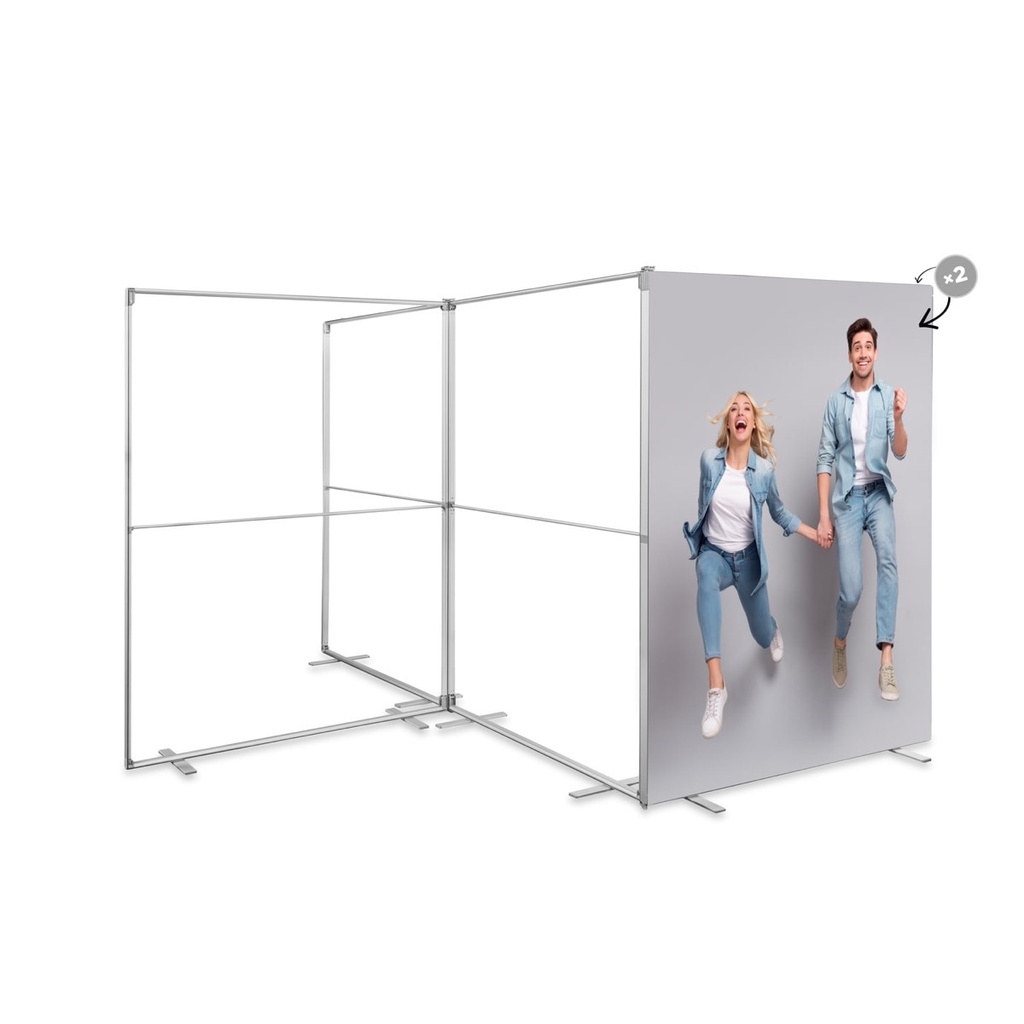 Mur d'images textile MEGA SEG™ – vue 3